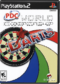 PDC World Championship Darts 2008 PAL Playstation 2 PAL box art